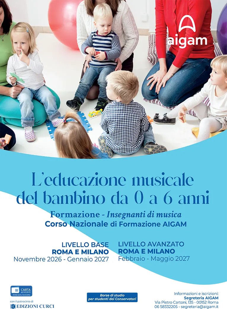 educazione musicale aigam 2026